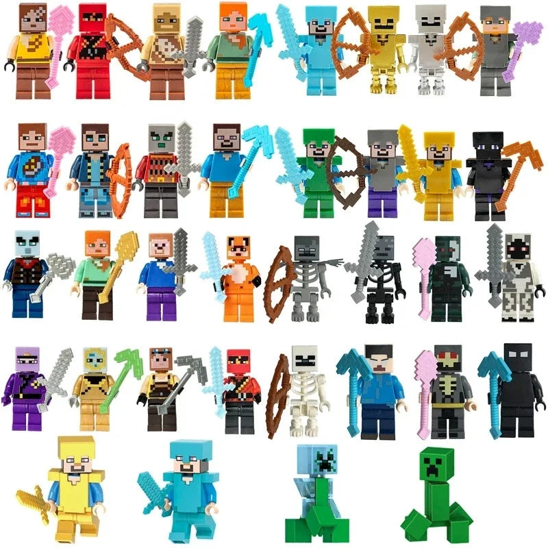 Figurki Minecraft 8 sztuk