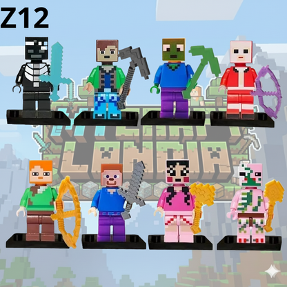 Figurki Minecraft 8 sztuk