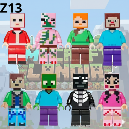Figurki Minecraft 8 sztuk