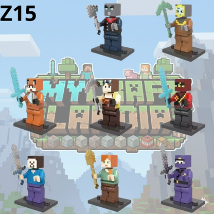 Figurki Minecraft 8 sztuk