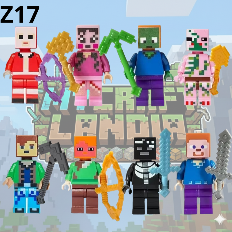 Figurki Minecraft 8 sztuk