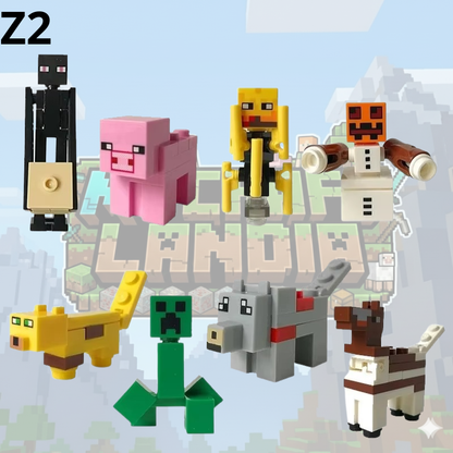 Figurki Minecraft 8 sztuk