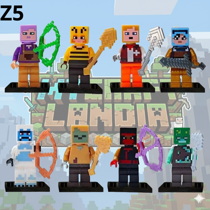 Figurki Minecraft 8 sztuk