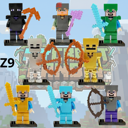 Figurki Minecraft 8 sztuk